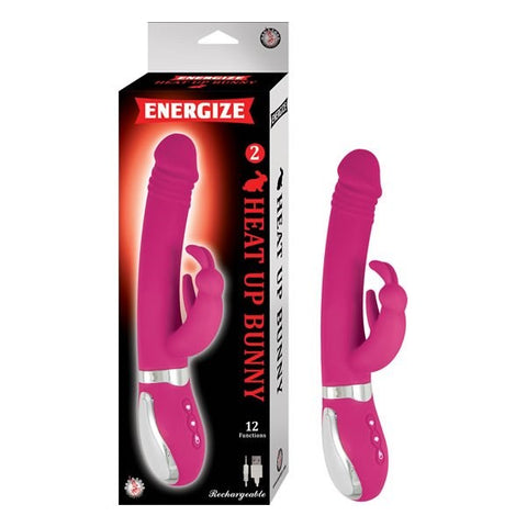 Energize Heat Up Bunny 2 Waterproof Phthalates Free - Rabbit Vibrators