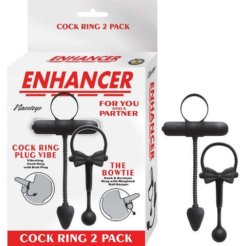 ENHANCER Cockring & Stretchy Butt Plug Set by Nasstoys - Sex Kits