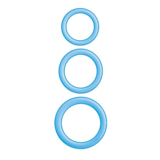Enhancer Glow Cock Rings Thick Firm Stretchy - Stretchy Cock Rings