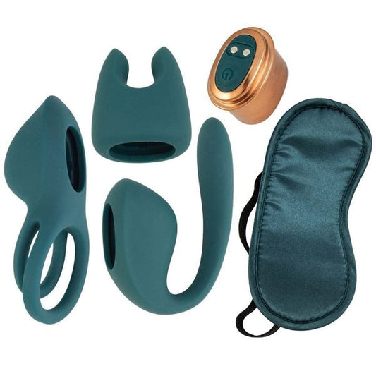 Erotic Play Kit Vibrator With 3 Attachments by Nasstoys - Sex Kits