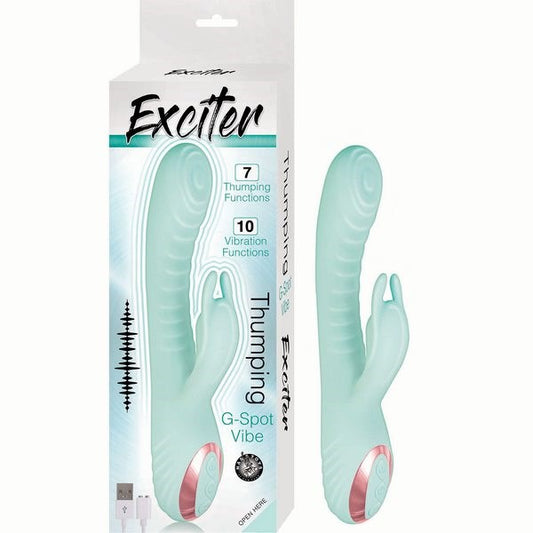 EXCITER Rechargeable Thumping Rabbit by Nasstoys - G-Spot Vibrators