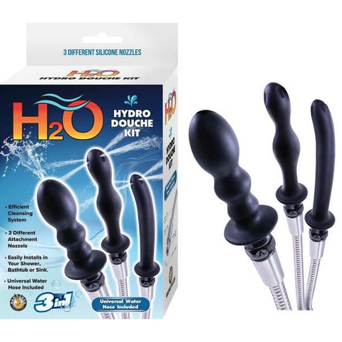 H2O Hydro Douche 3-in-1 Enema Kit by Nasstoys - Enemas and Douches
