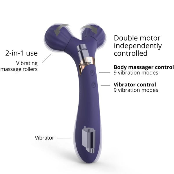 LOVE TO LOVE Fireball - Dual Motor Vibrating Massager for Relaxation and Pleasure - Body Wands
