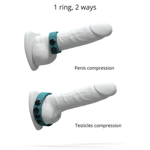Hero Adjustable Silicone Cock Ring by Love To Love - Stretchy Cock Rings