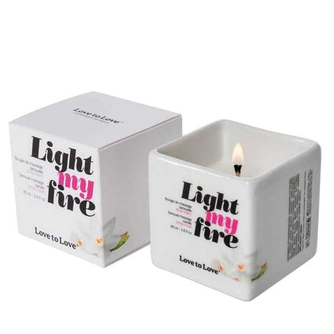 Light My Fire Sensual Massage Candles by Love To Love - Bath and Intimate Fragrances