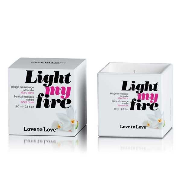 Love To Love Light My Fire Sensual Massage Candles - Bath and Intimate Fragrances