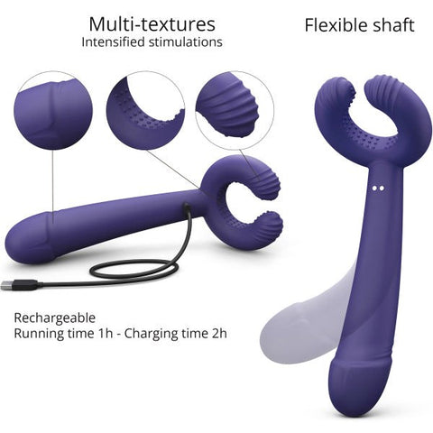 Please Me Vibrating Pleasure Cock Ring by Love To Love - Sex Toys For Couples