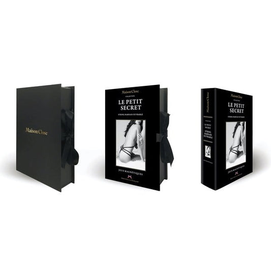 MAISON CLOSE Lace Thong With Harness Gift Box