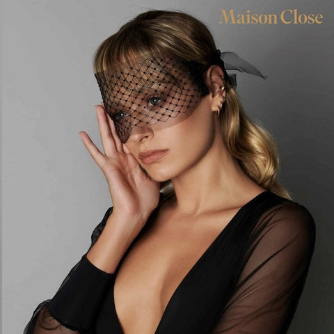 Mysterious Eyemask Transparent Mesh by Maison Close - Masks And Blindfolds