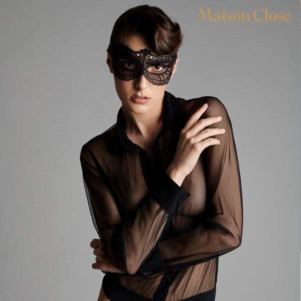 Maison Close Seductive Guipure Lace Eye Mask - Masks And Blindfolds