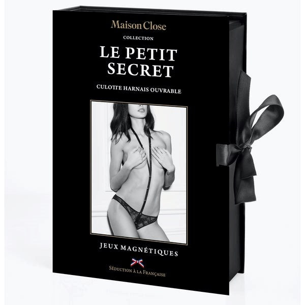 MAISON CLOSE Risque Lace Panty With Harness Gift Box - G-Strings, Panties and Shorts