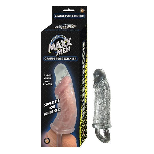 MAXX MEN Grande Pleasure Enhancer - Waterproof & Phthalates-Free - Pumps, Extenders and Sleeves