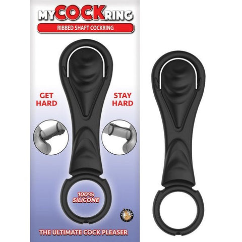 Silky Smooth Ribbed Shaft Cockring by Nasstoys - Stretchy Cock Rings