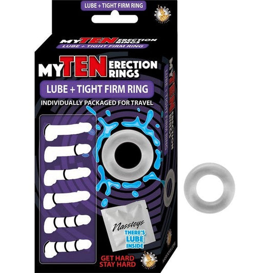 Nasstoys' Versatile Erection Ring Set - 10 Stretchy TPE Rings