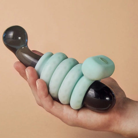 Vibrating Buffer Penis Ring To Limit Insertion Length - Vibrating Cock Rings