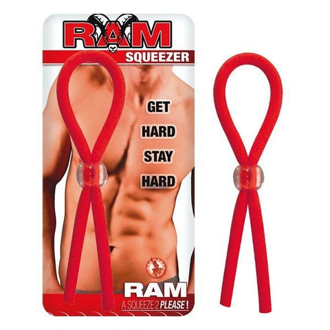 RAM Squeezer Adjustable Stretchy Cock Ring by Nasstoys - Stretchy Cock Rings