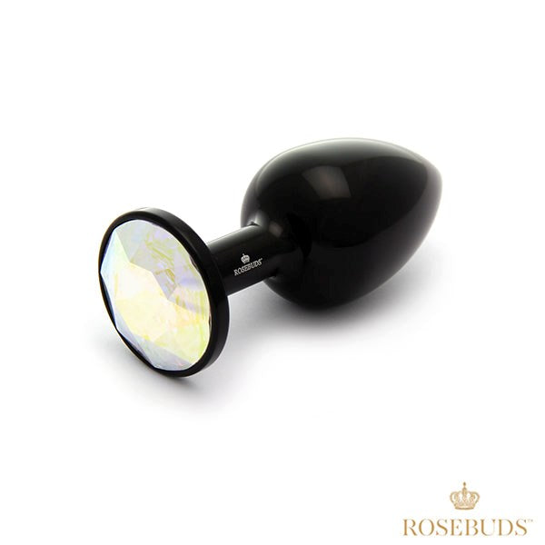Rosebuds Premium Crystal Aluminium Butt Plug - Indulge in Luxurious Anal Play - Butt Plugs