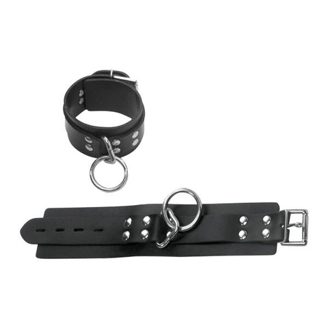 Locking Restraining Ankle Cuffs by Spartacus Enterprises - Cuffs and Restraints