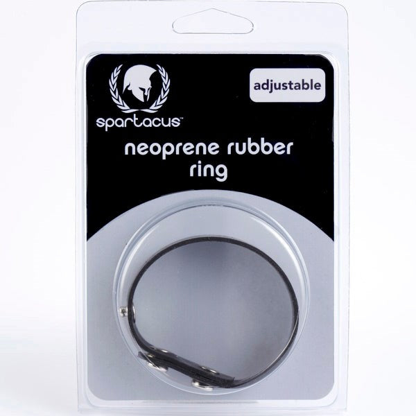 Rubberline Neoprene 3-Snap C-Ring Bondage Accessory - Cock Rings