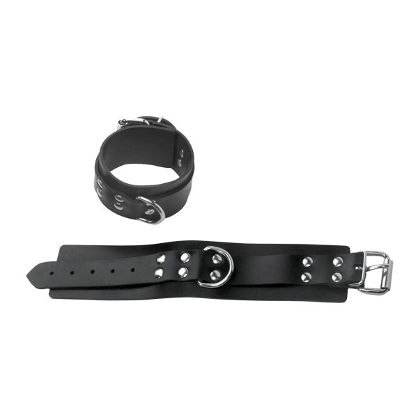 Rubberline Non-Locking BDSM Ankle Cuffs - Cuffs and Restraints