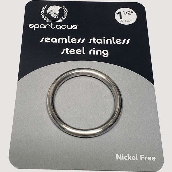 Spartacus Enterprises - Premium Stainless Steel Pleasure Ring - Steel Cock Rings