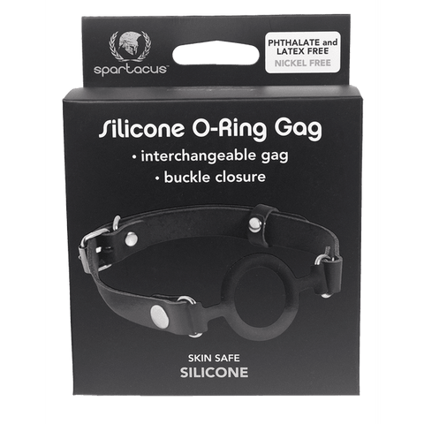 1.5 Inch Detachable Silicone O-Ring Gag - Bondage Gags and Bits