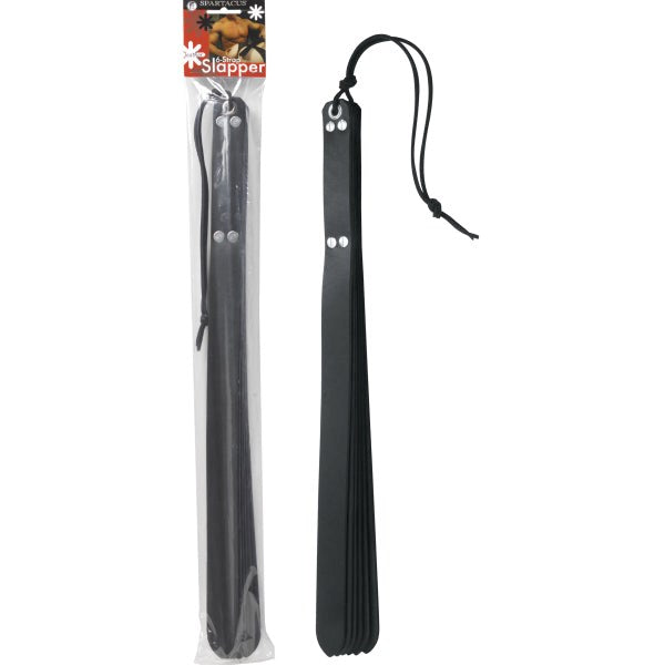 Spartacus's Deluxe Six-Strap Leather Disciplinary Slapper - Paddles And Slappers