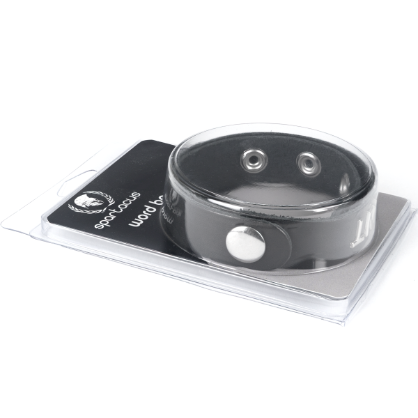 Leather Wordband Collar by Spartacus Enterprises - Collars and Leads