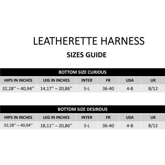 Strap-On-Me Adjustable Leatherette Harness - Explore Your Desires