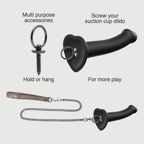 Dildo Base Finger O-Ring 3 Pack by Strap On Me - Collars and Leads