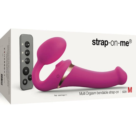 STRAP-ON-ME Multi-Sensation Bendable Strap-On Vibrator