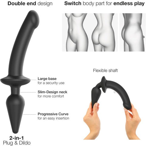 Switch Plug-In Semi-Realistic by Strap-On-Me - Anal Dildos