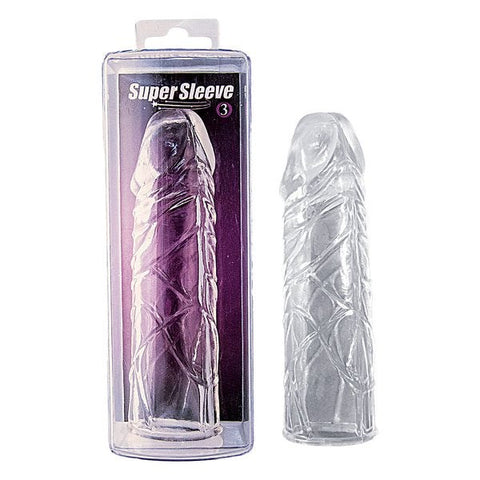 Super Cock Sleeve No 3 5 25 Inch Add Girth And Length - Pumps, Extenders and Sleeves