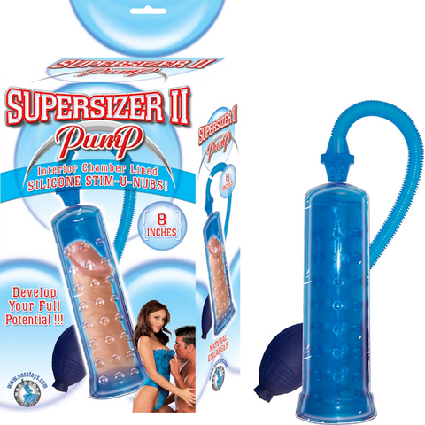 Supersizer Ii Cock Pump 8 Inches Of Super Suction - Penis Pumps And Stretchers