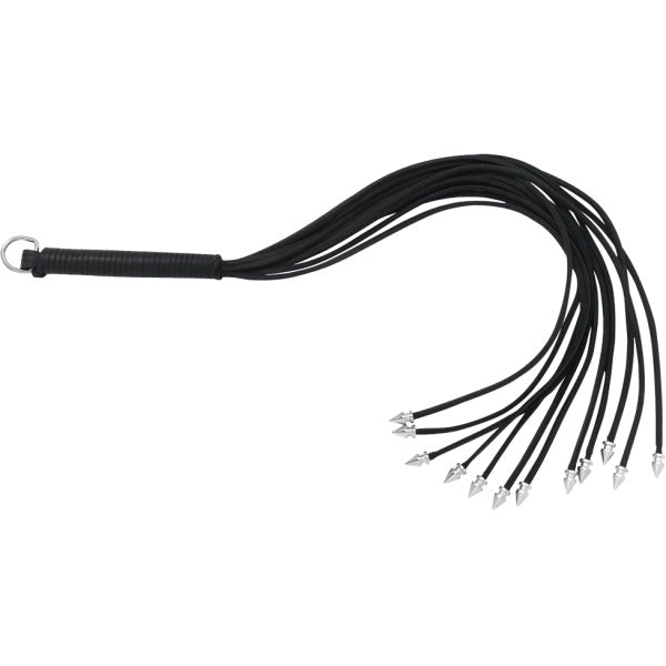 Thong Whip With Spiked Metal Ends - Whips And Crops