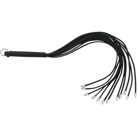 Thong Whip With Spiked Metal Ends by Spartacus Enterprises - Whips And Crops