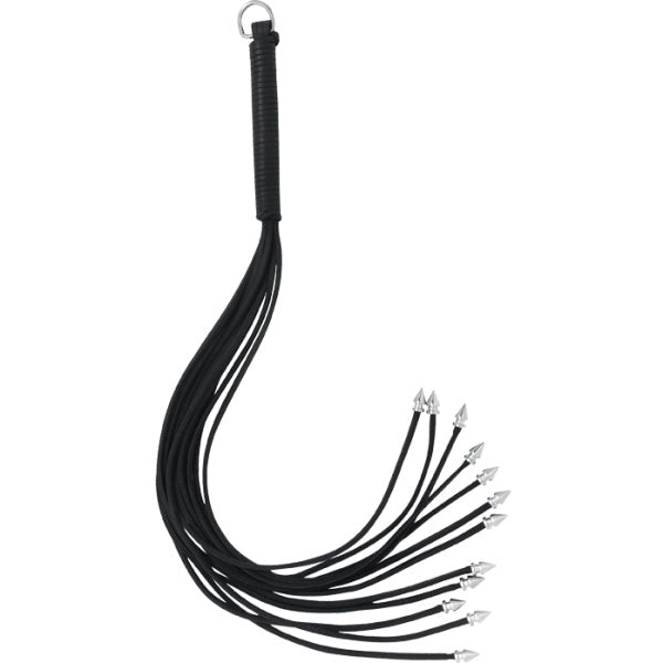 Thong Whip With Spiked Metal Ends - Whips And Crops