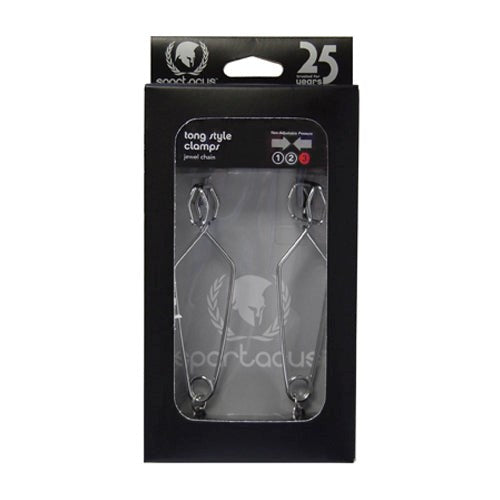 Spartacus Enterprises Tong Style Nipple Torture Ultra Endurance Clamps - Nipple and Clit Clamps