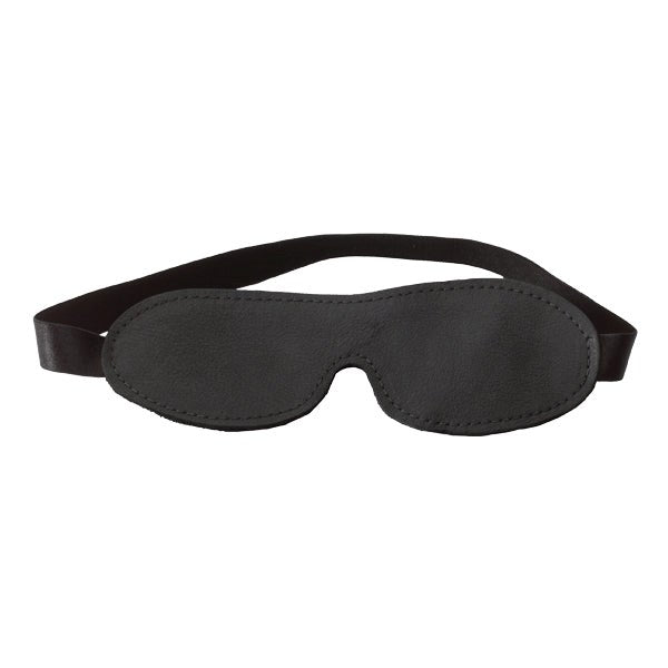 Spartacus Total Immersion - Contoured Leather & Fur Blindfold - Masks And Blindfolds