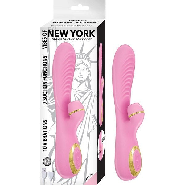 VIBES OF NEW YORK - Rechargeable Clitoral Suction Massager - Clit Ticklers and Pulsators