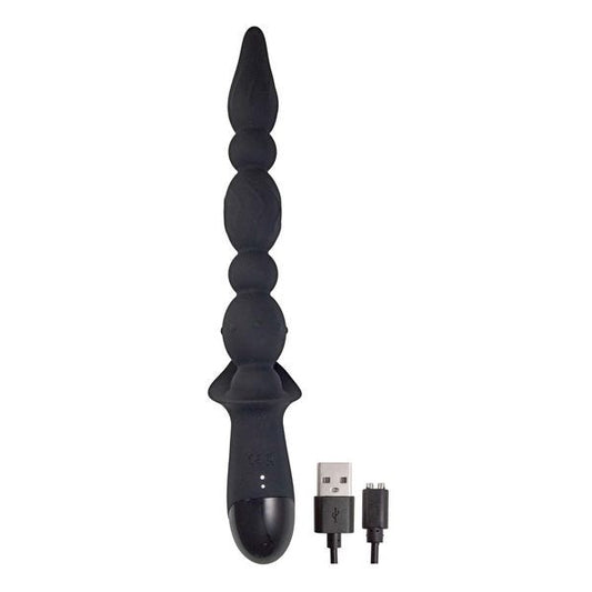 Nasstoys Vibrating Anal Pleasure Wand - 10 Modes, 5 Beads