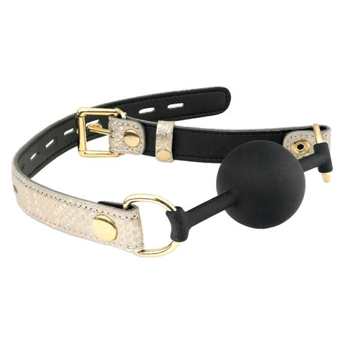 Smooth Silicone Ball Gag by Spartacus Enterprises - Bondage Gags and Bits