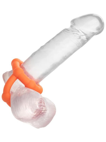 Alpha Liquid Silicone All Star Scrotum Support Cock Ring - Stretchy Cock Rings