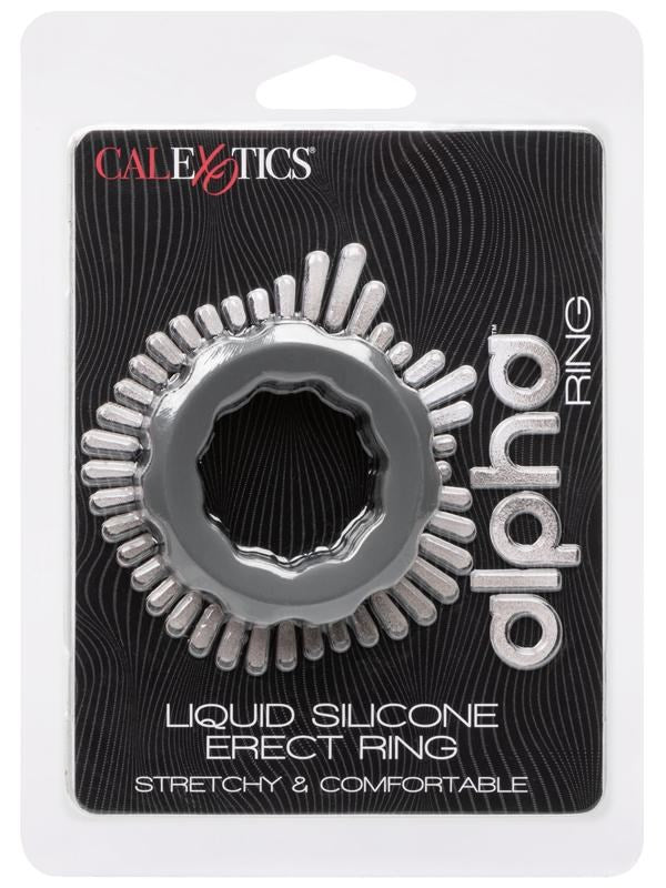 Alpha Liquid Silicone Erect Stretchy Penis Ring - - Stretchy Cock Rings