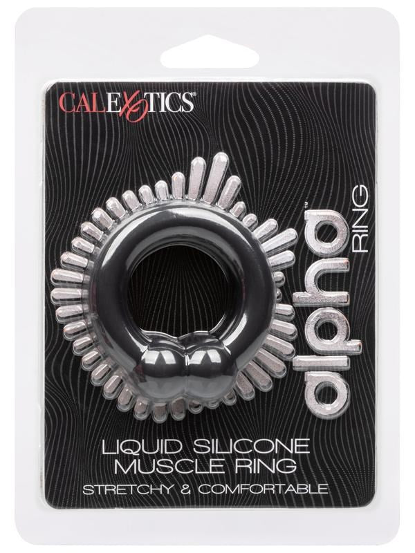 Alpha Liquid Silicone Muscle Stretchy Cock Ring - - Stretchy Cock Rings