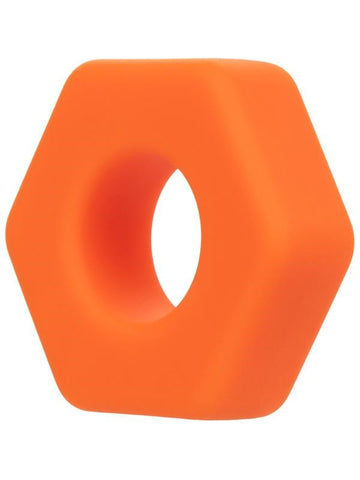 Alpha Liquid Silicone Prolong Sexagon Cock Ring - Stretchy Cock Rings