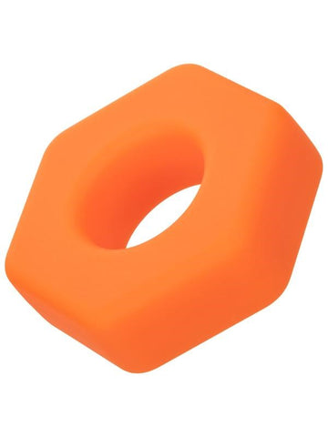Alpha Liquid Silicone Prolong Sexagon Cock Ring - Stretchy Cock Rings