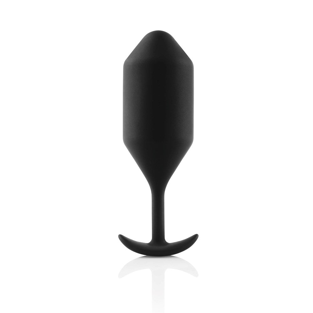 b-Vibe Snug Plug 5 - Silicone Weighted Butt Plug - - Butt Plugs