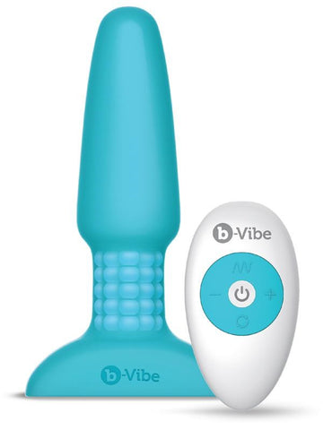 USB Rechargeable Rimming 2 Plug Black by B-Vibe - Butt Plugs