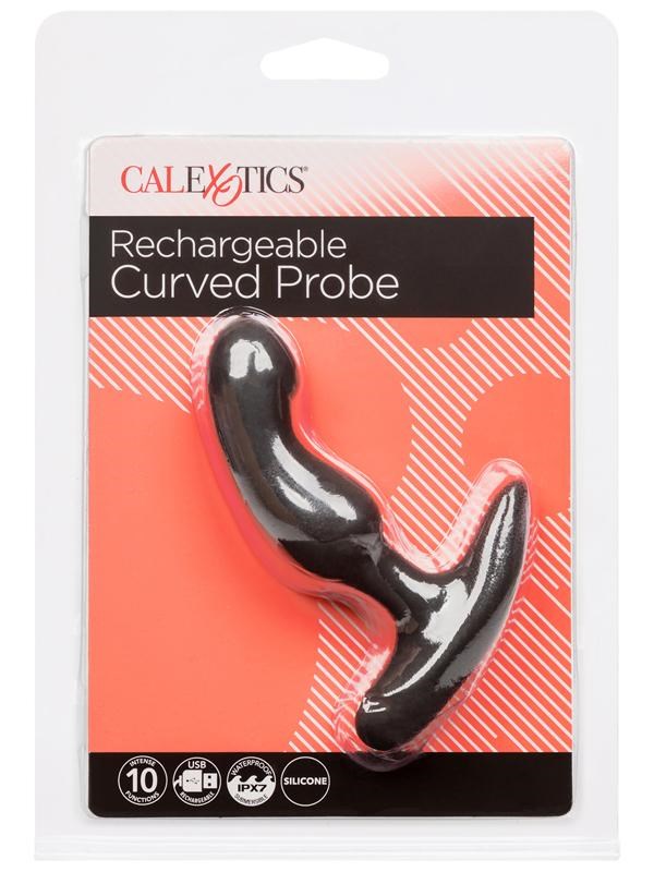 California Exotics Rechargeable Curved Prostate Probe - - Prostate Sex Toys